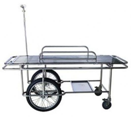 點擊查看詳細信息<br>標題：[B04]不銹鋼兩大兩小輪擔架車 閱讀次數(shù)：1375